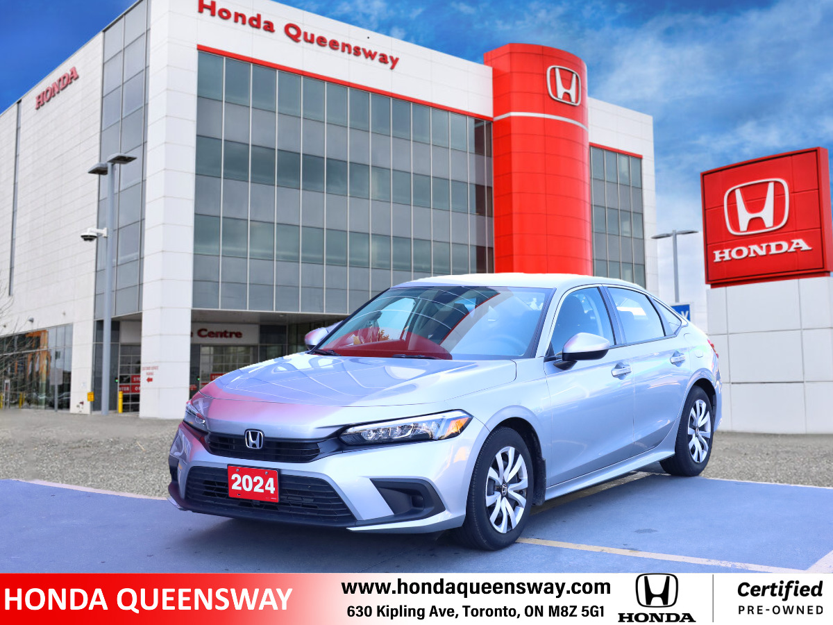 2024 Honda Civic Sedan LX-B CVT|CPO| 1 OWNER| CLEAN CARFAX| OFF LEASE 