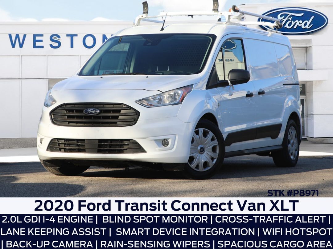 2020 Ford Transit Connect Shelving w/Partition, Blind spot, RevCam,Carplay