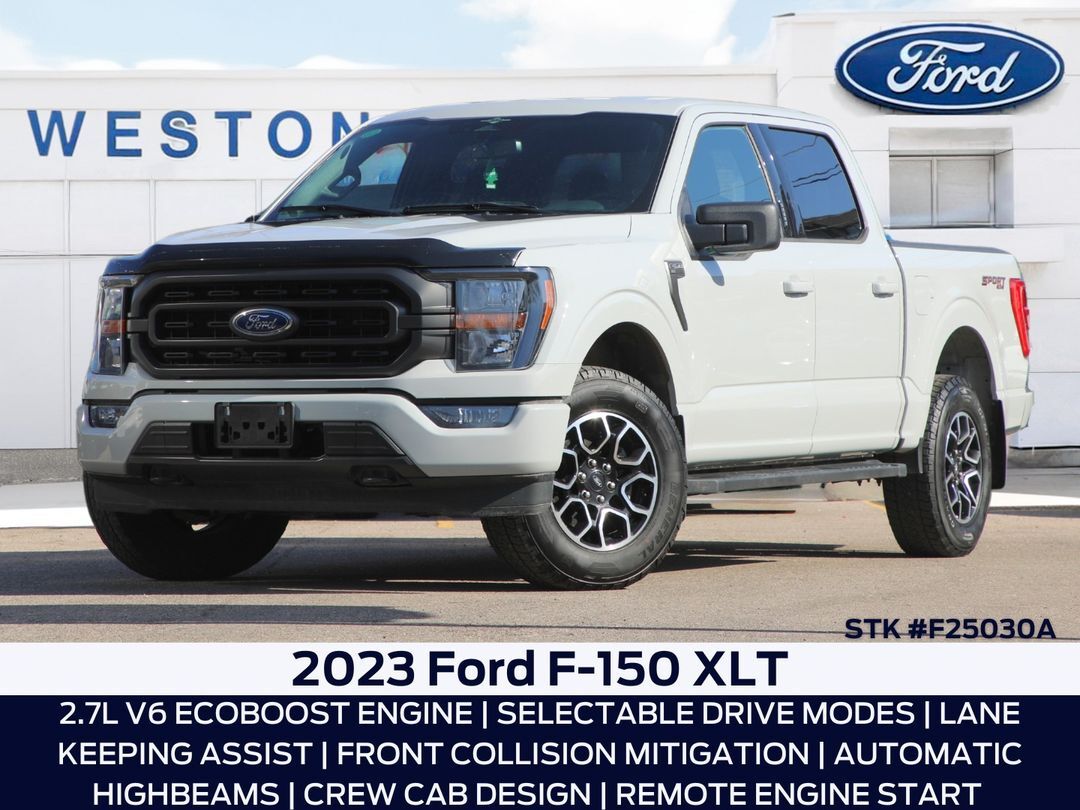 2023 Ford F-150 2.7L, Sport Pkg, Tow Pkg, Blis, Clean Carfax 