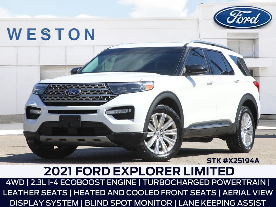 2021 Ford Explorer Twin Panel Moonroof, Nav, 7 Passenger, AdaptCruise