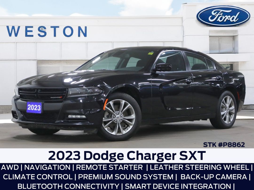 2023 Dodge Charger SXT - AWD Navigation, Remote starter