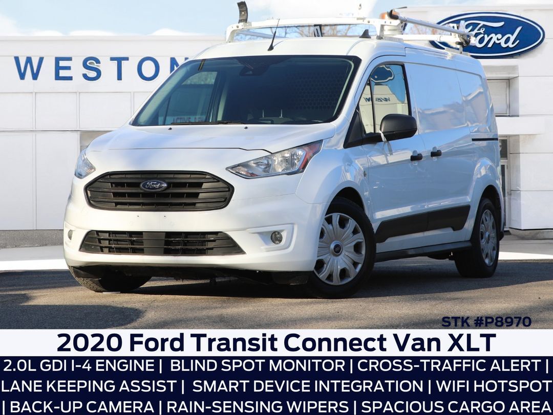 2020 Ford Transit Connect Shelving w/Partition, Blind spot, RevCam,Carplay  