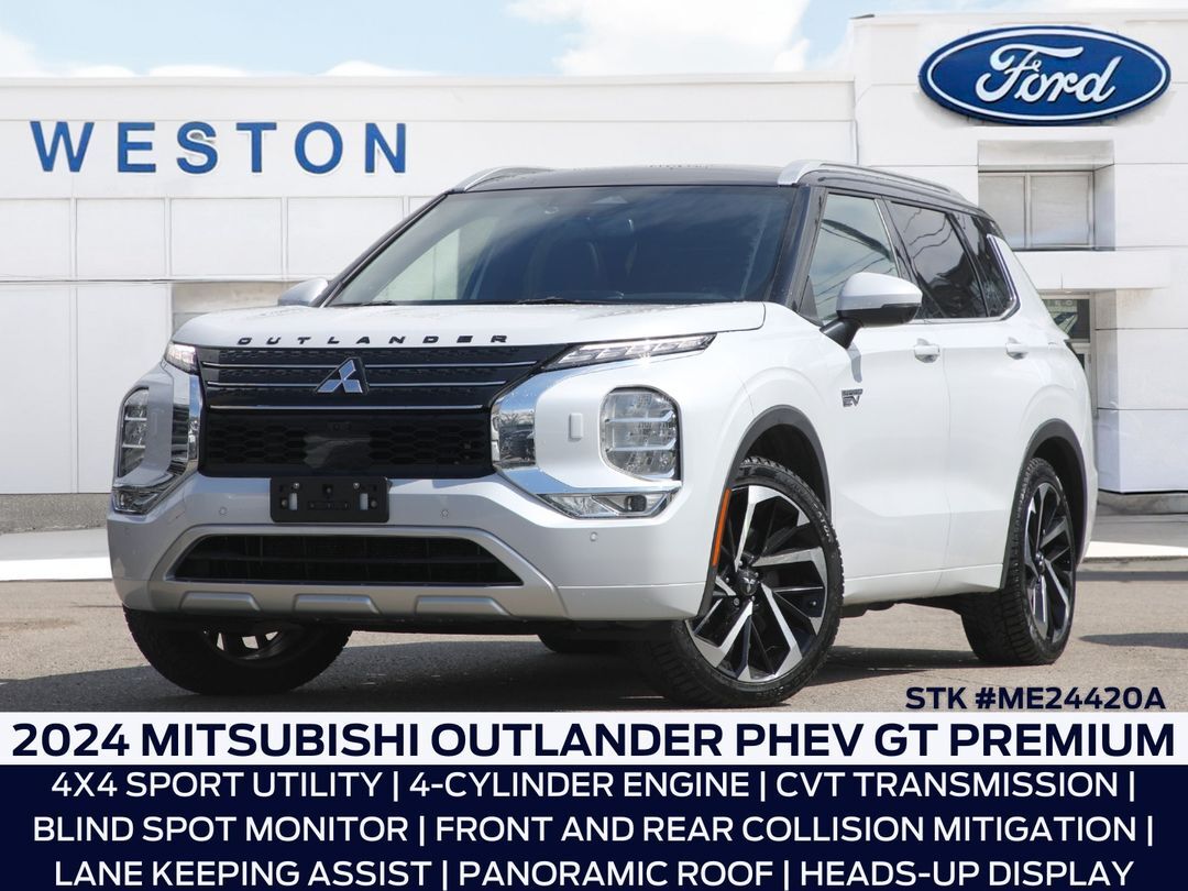 2024 Mitsubishi Outlander PHEV, GT, Leather Seats, SunRoof, Nav