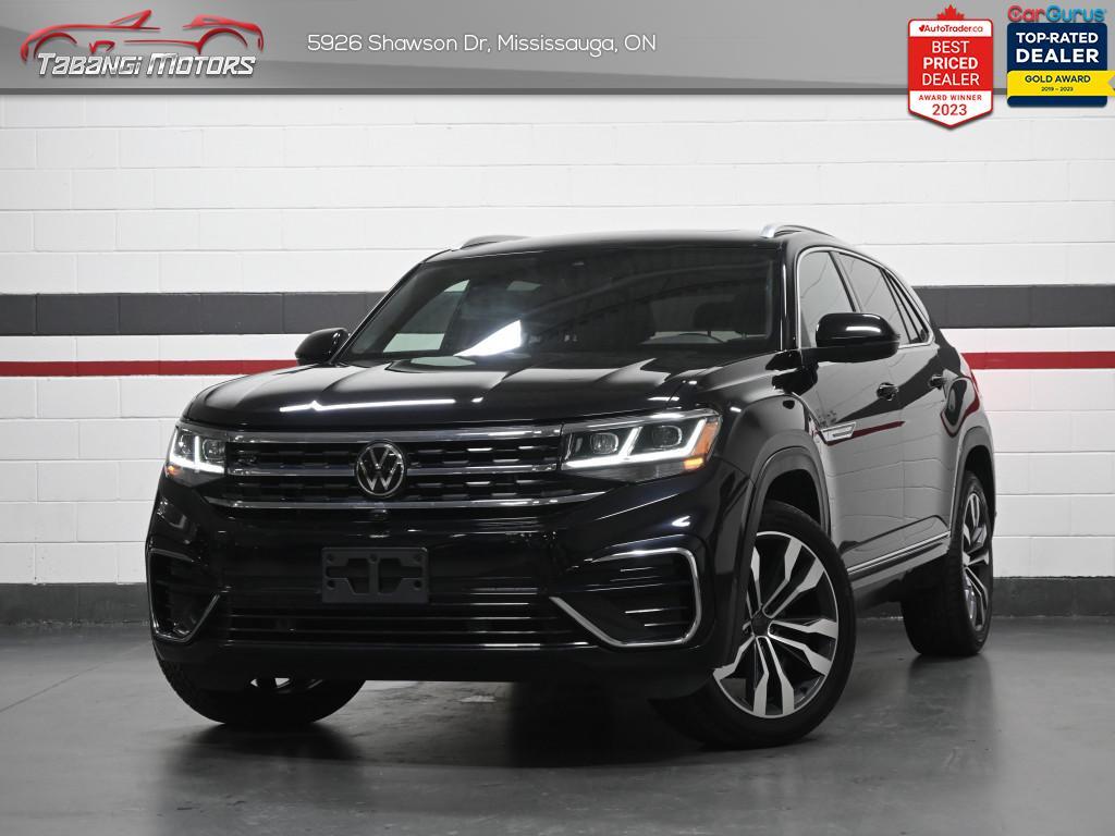 2023 Volkswagen Atlas Cross Sport Execline   Red Leather Fender 360CAM Cooled Seats 