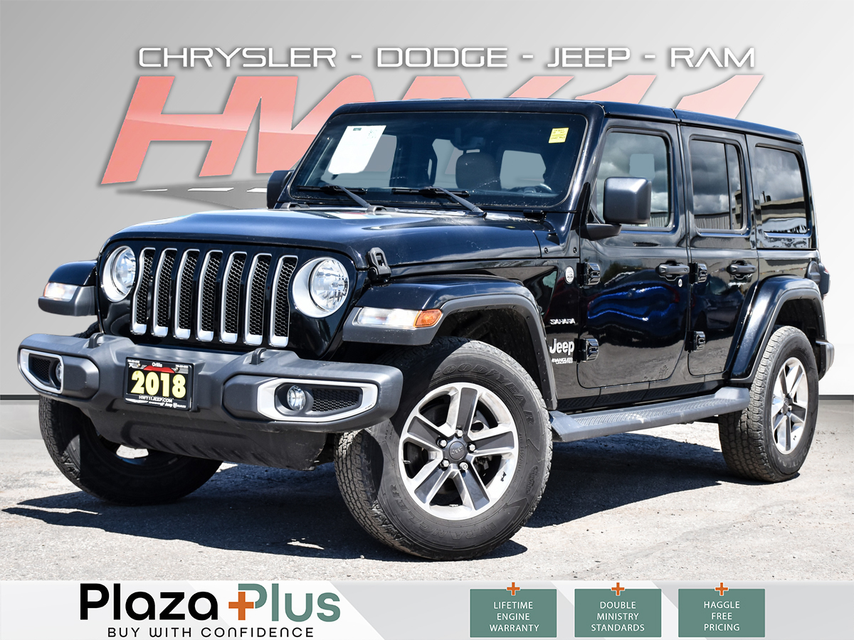 2018 Jeep WRANGLER UNLIMITED 4WD | LEATHER | HEATED SEATS  | HEATED WHEEL | REM
