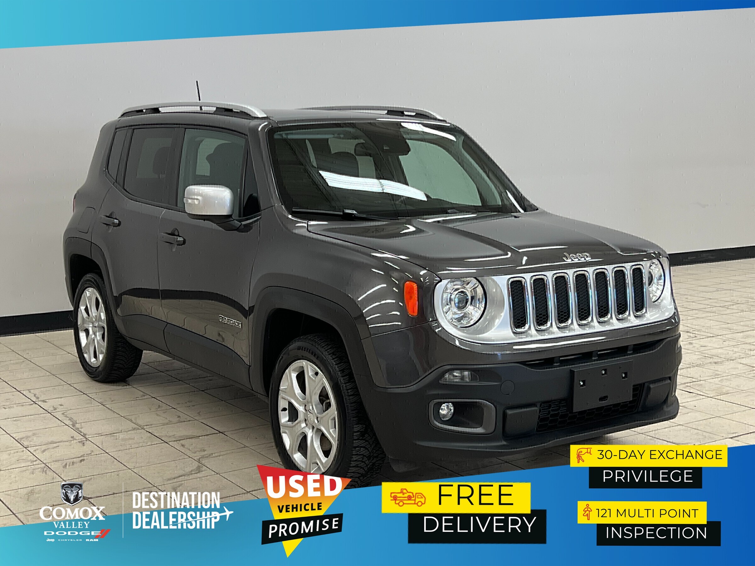 2018 Jeep Renegade Limited - Low KM, No Accidents
