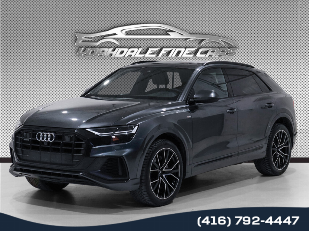 2021 Audi Q8 55TFSI Quattro / Progressiv / S-Line / Black Optic