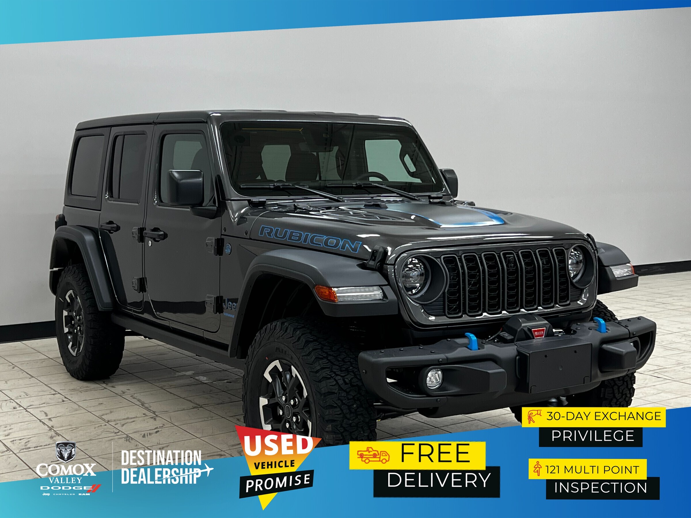 2024 Jeep Wrangler 4xe RUBICON 4XE DEMO NO PST