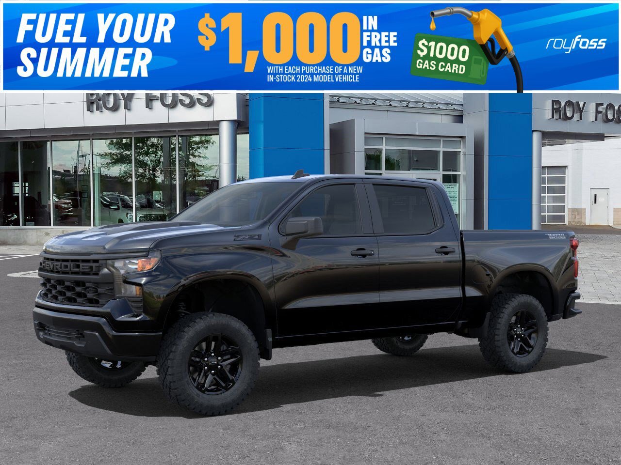 2024 Chevrolet Silverado 1500 4WD Crew Cab 147  Custom Trail Boss