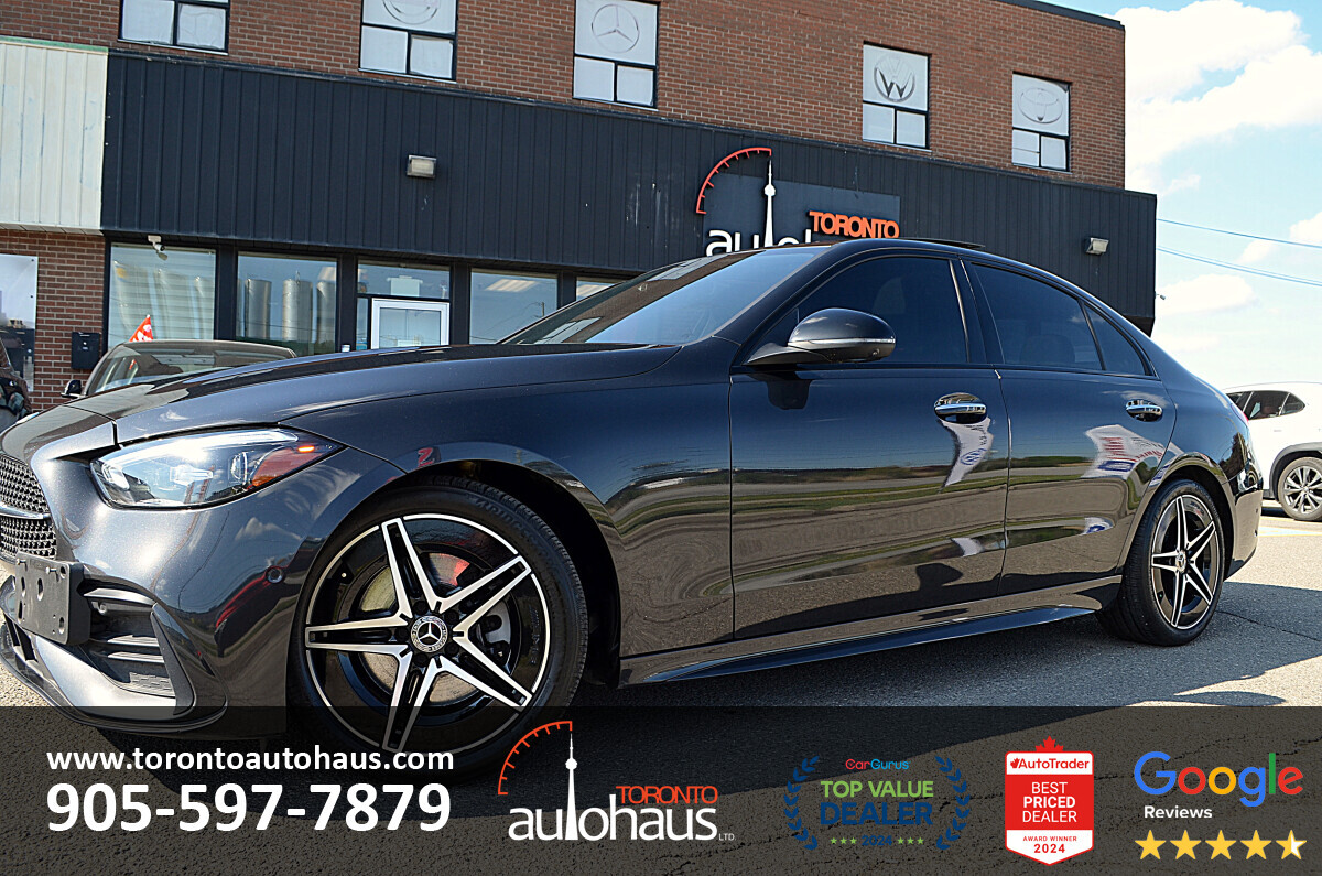 2022 Mercedes-Benz C-Class C300 4MATIC I RED INTERIOR I AMG PKG