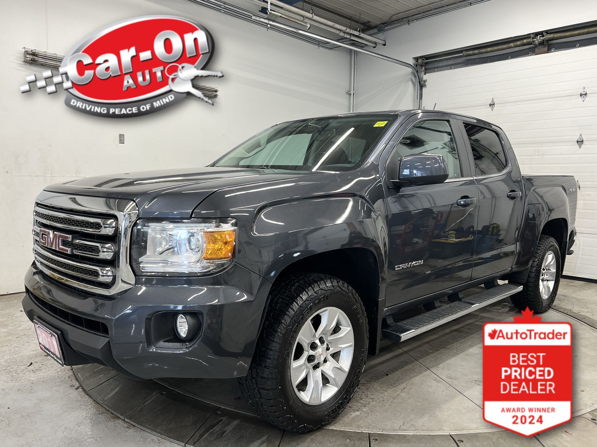 2017 GMC Canyon SLE 4X4| V6| CREW CAB| ONLY 89,000KMS| CARPLAY