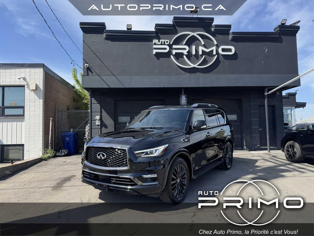 2022 Infiniti QX80 ProActive 7 Pass. Cuir Toit GPS Carplay Cam360 BT