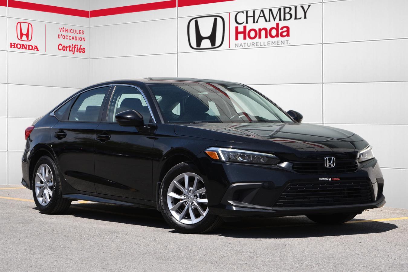 2022 Honda Civic Sedan EX / 1 proprio / bas millage / toit ouvrant / mag