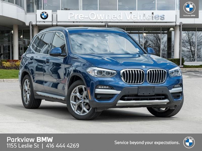2021 BMW X3 AWD CPO NAV PANO.ROOF REARCAM LED CARPLAY 19"