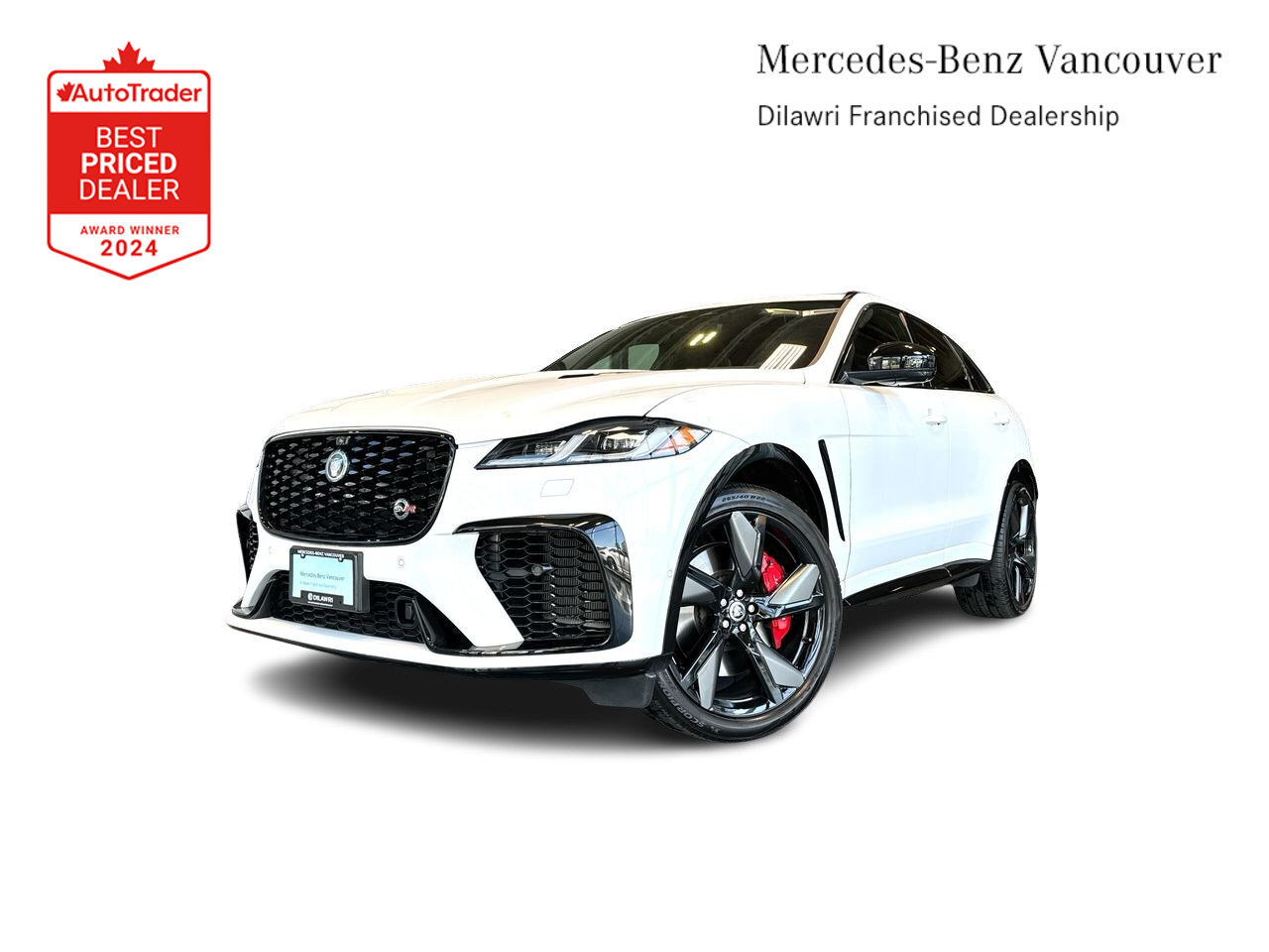 2024 Jaguar F-Pace P 550 SVR | ONE OWNER | MERIDIAN SOUND PKG | 22 WH