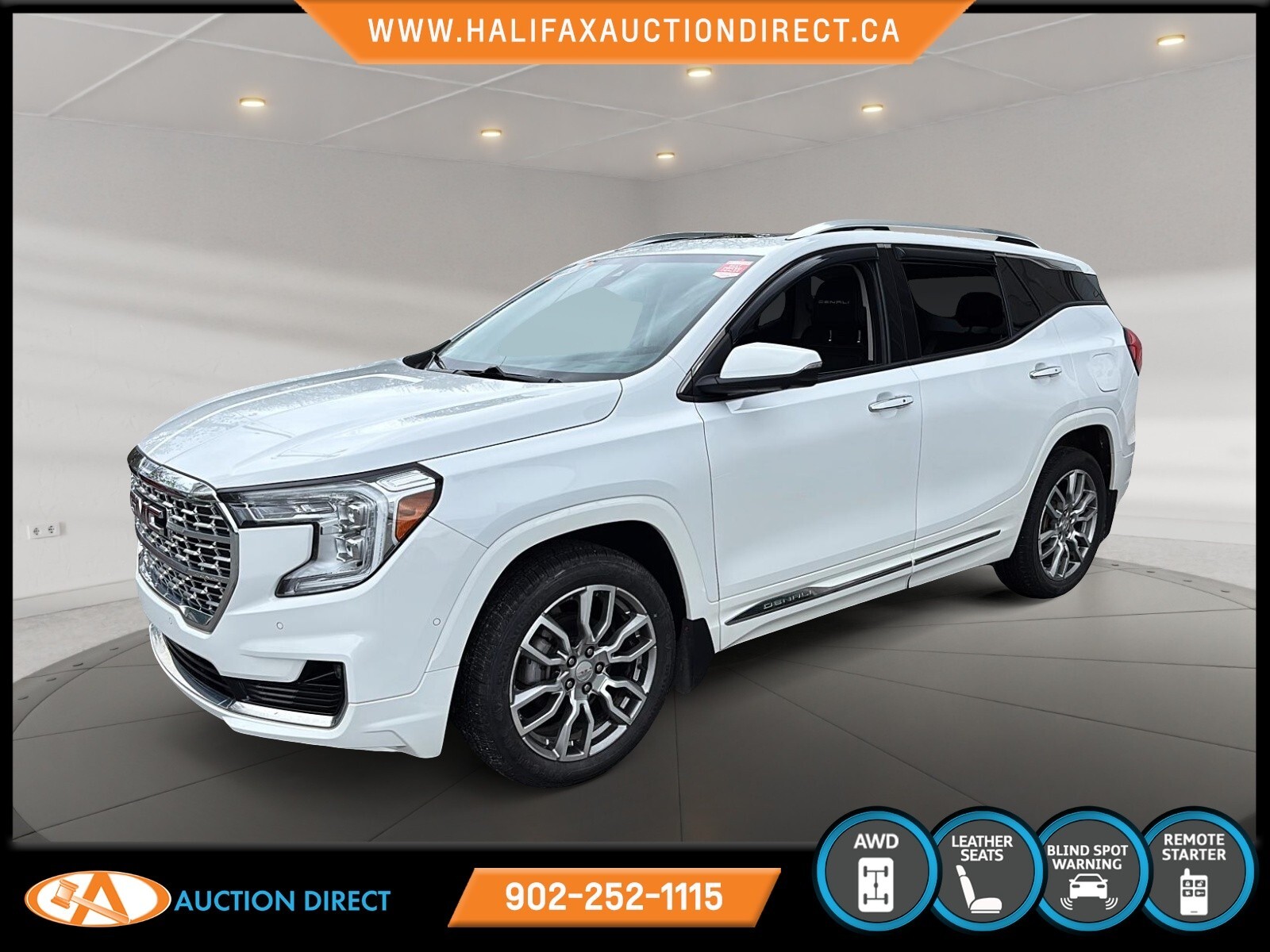 2022 GMC Terrain Denali LEATHER! SUNROOF! NAVIGATION! LOW KMS!