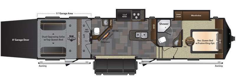 2016 Keystone RV Fuzion 371