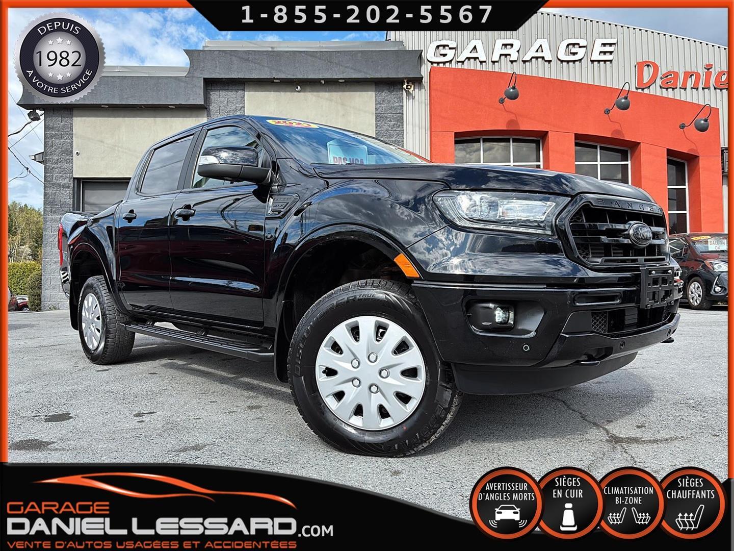 2021 Ford Ranger LARIAT SUPERCREW BTE 5' 2.3L CUIR BIZONE B&O