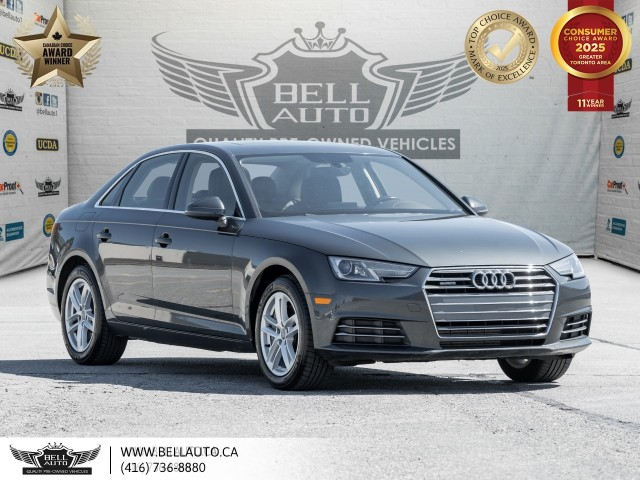 2017 Audi A4 Komfort, QUATTRO, MOONROOF, XENONHEADLIGHTS, SATEL
