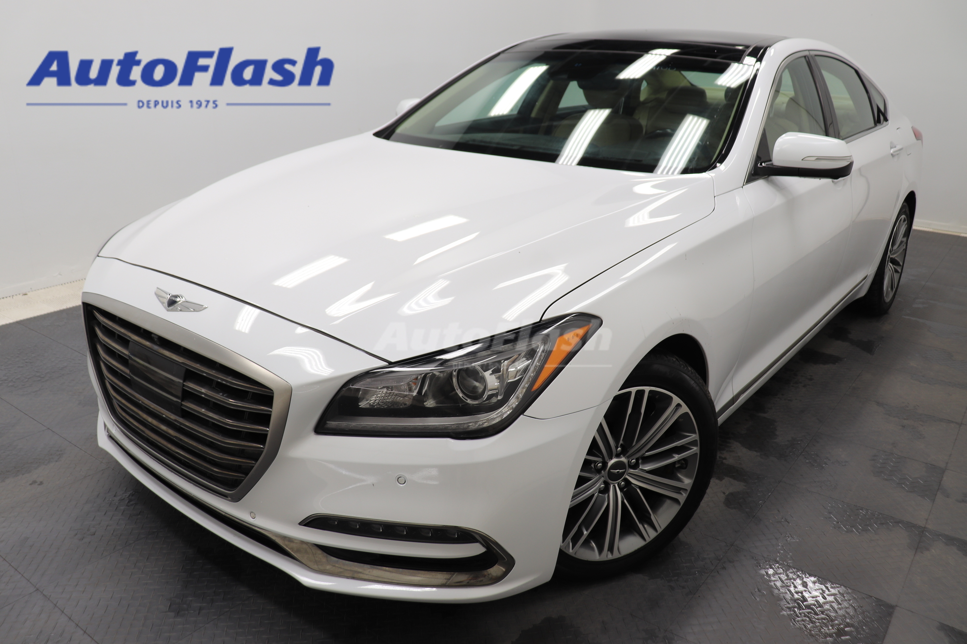 2019 Genesis G80 3.8L TECH, AWD, HUD, SIEGES VENTILE, TOIT PANO