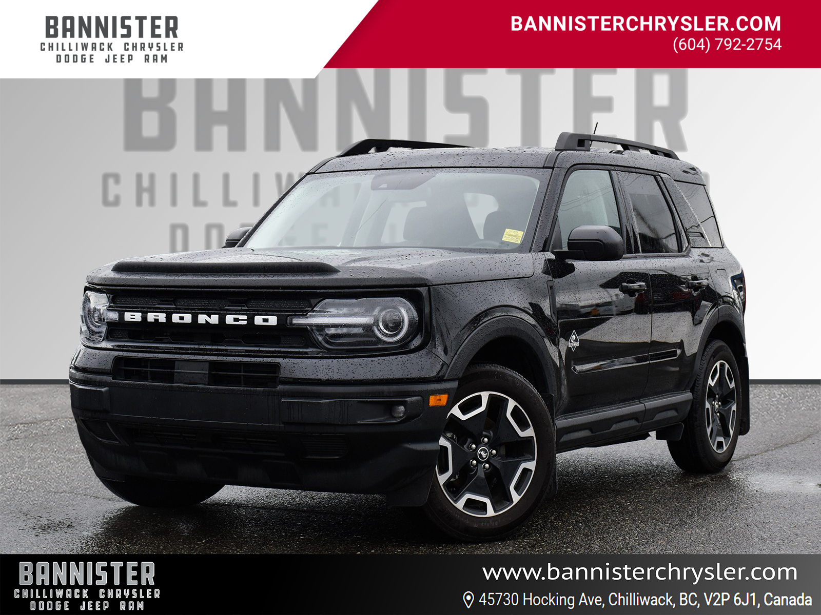 2024 Ford Bronco Sport Outer Banks | 4x4 | LOW KMS | LOCAL BC VEHICLE |