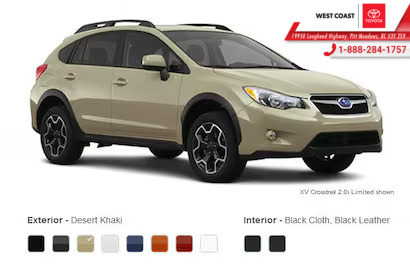 2013 Subaru XV Crosstrek 2.0I W/TOURING PK
