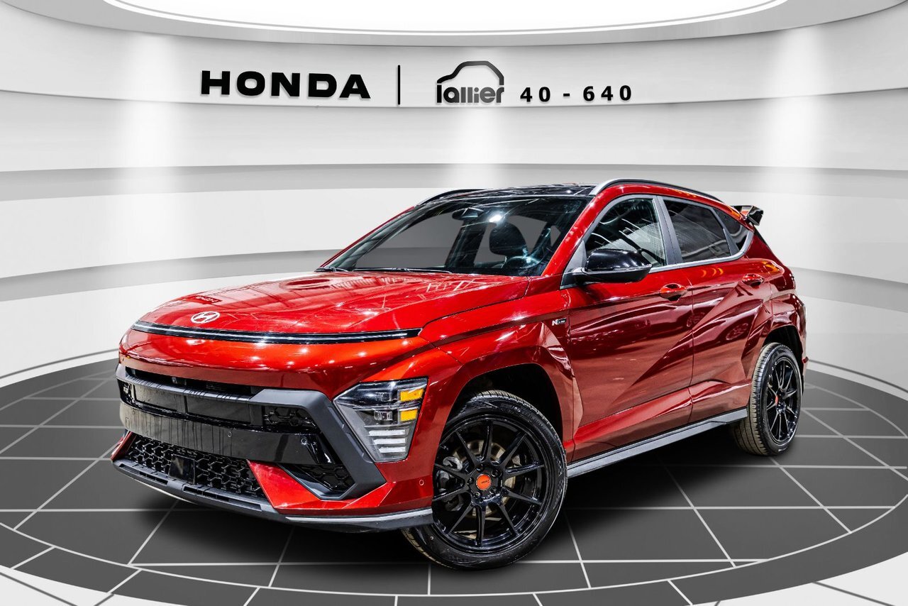 2024 Hyundai Kona N Line Ultimate UN SEUL PROPRIO+JAMAIS ACCIDENTÉ