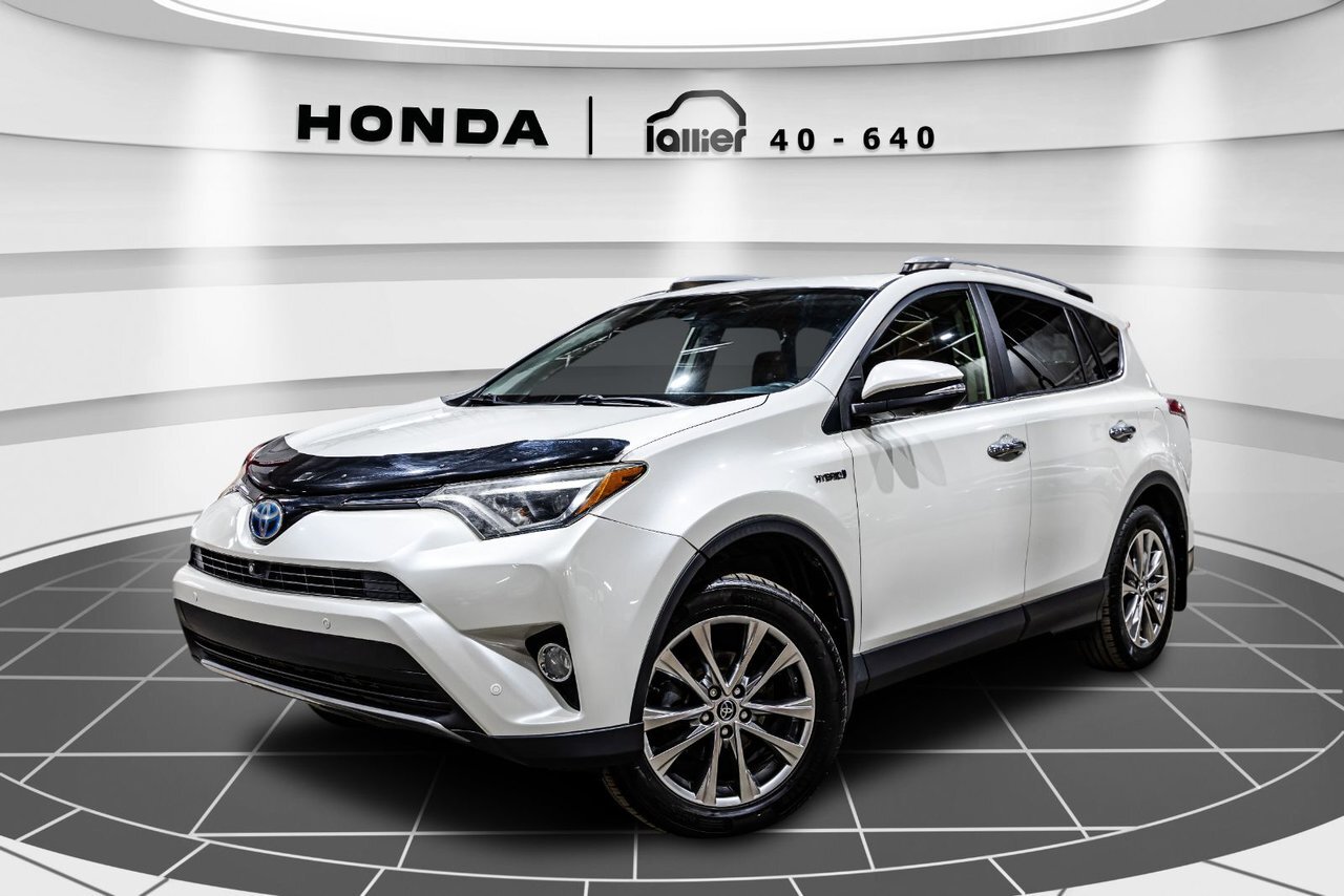 2017 Toyota RAV4 Hybrid Limited HYBRIDE + CUIR CANNELLE + TOIT OUVRANT