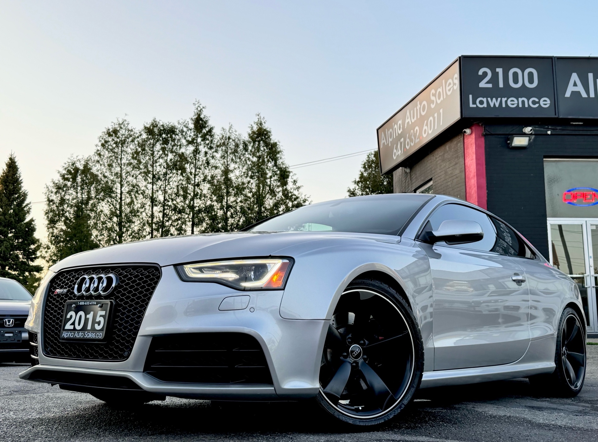 2015 Audi RS 5 Cpe|4.2L V8|BLK OPTICS|CARBON INT|SPORT EXHST|