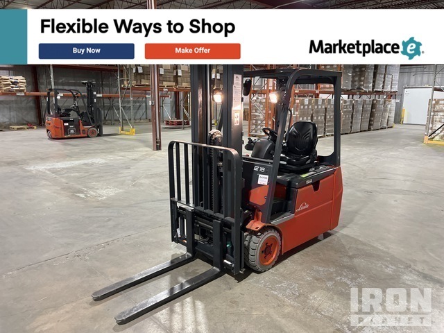 2022 Linde E18 Make Offer or Buy Now. Get Financing*