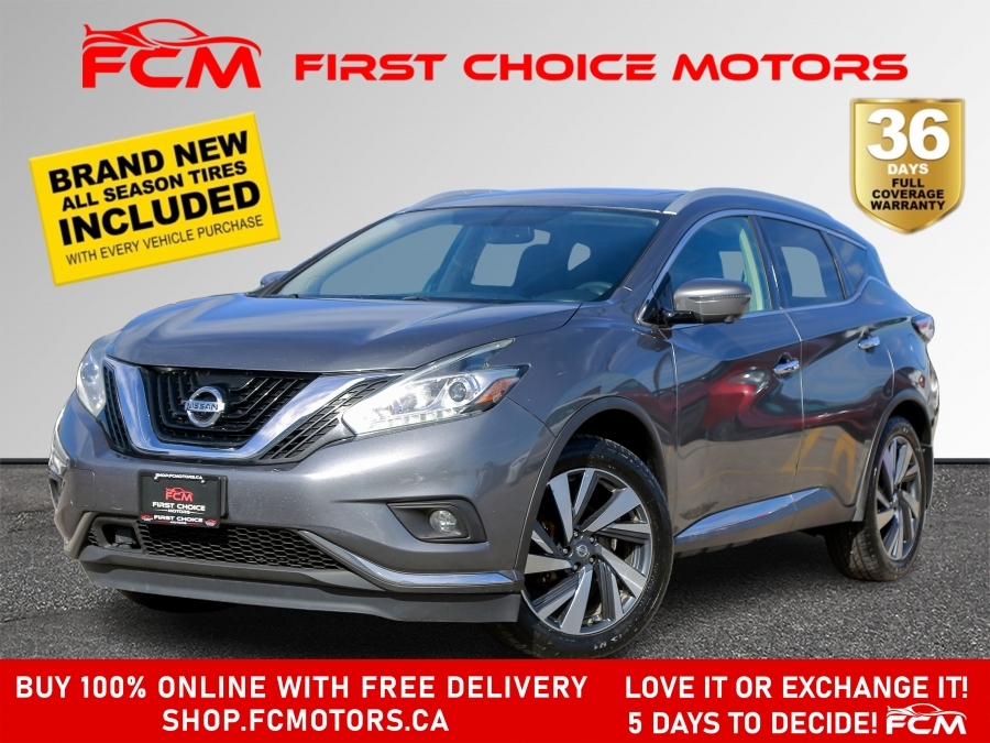 2017 Nissan Murano PLATINUM ~AUTOMATIC, FULLY CERTIFIED WITH WARRANTY