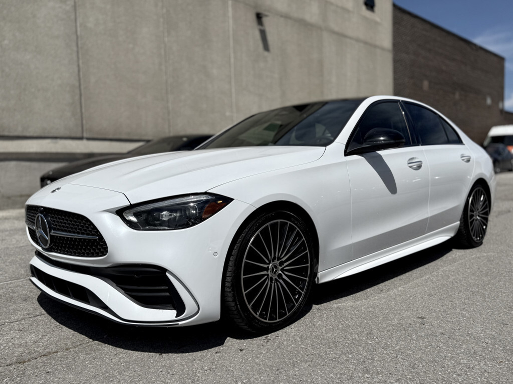 2022 Mercedes-Benz C-Class C300 / Premium Pkg / Sport Night Pkg / Heads-Up / 
