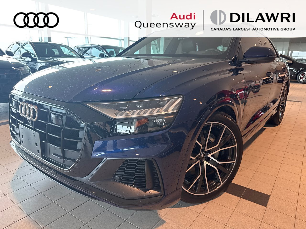 2021 Audi Q8 55 Technik w/ Black Optics Pkg | Contour Seat Pkg 