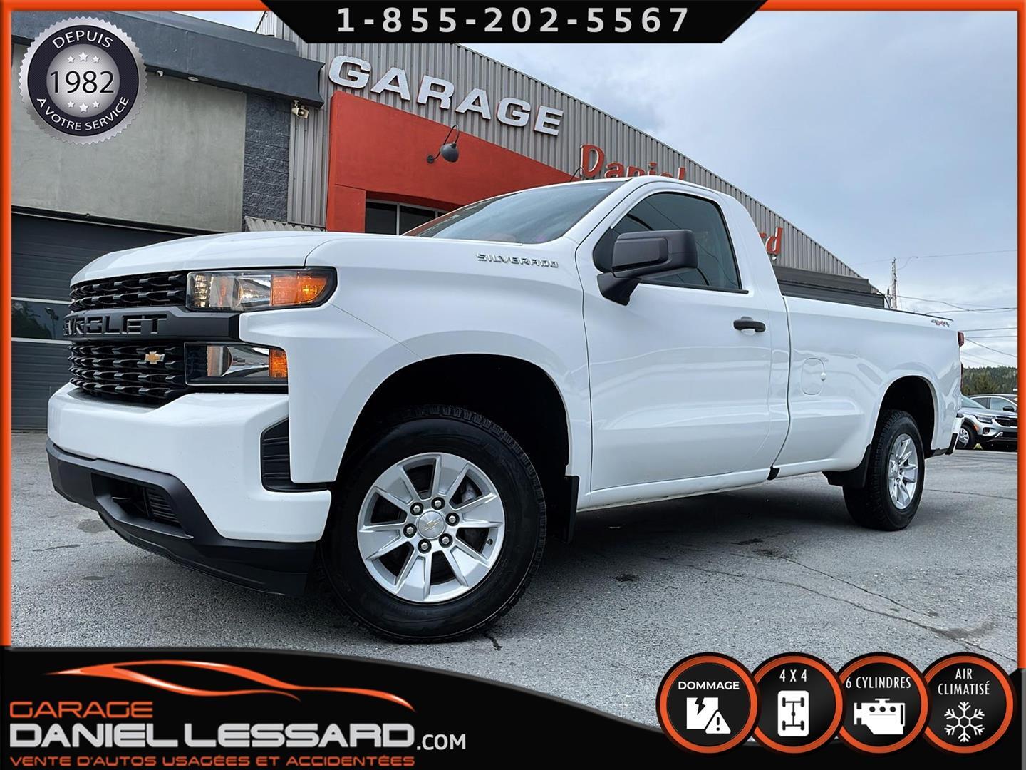2021 Chevrolet Silverado 1500 WT CAB REGULIER BOITE DE 8 PIEDS, V6 4,3