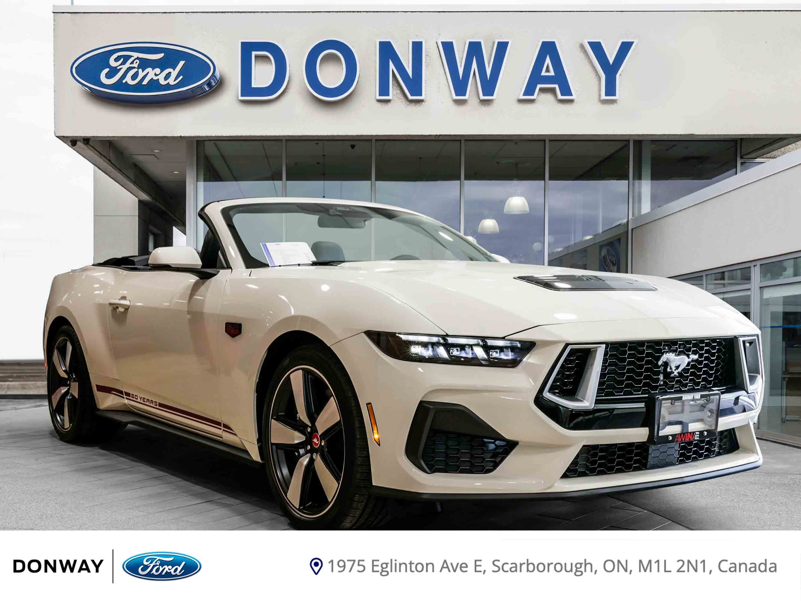 2025 Ford Mustang GT Premium Convertible 60TH ANNIVERSARY LIMITED ED