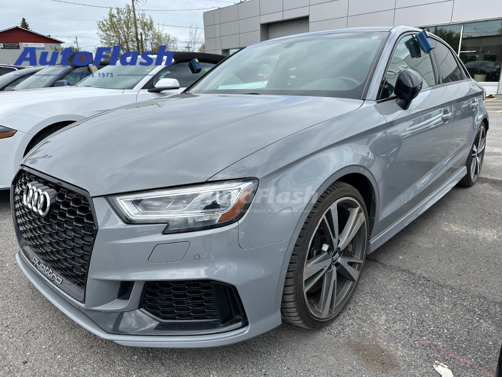 2018 Audi RS 3 Sedan 400HP, 2.5L, 5-CYL, CUIR, CAMERA, BLACK-OPTIC, AWD