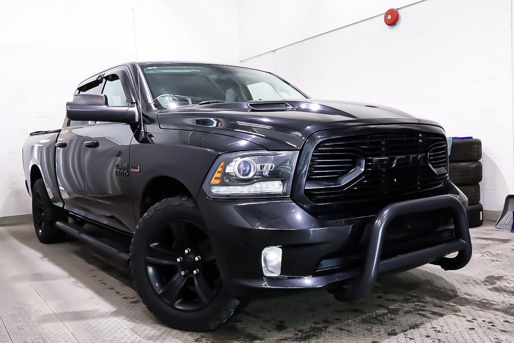 2018 Ram 1500 SPORT + 4X4 + CREW CAB + BOITE 6'4''