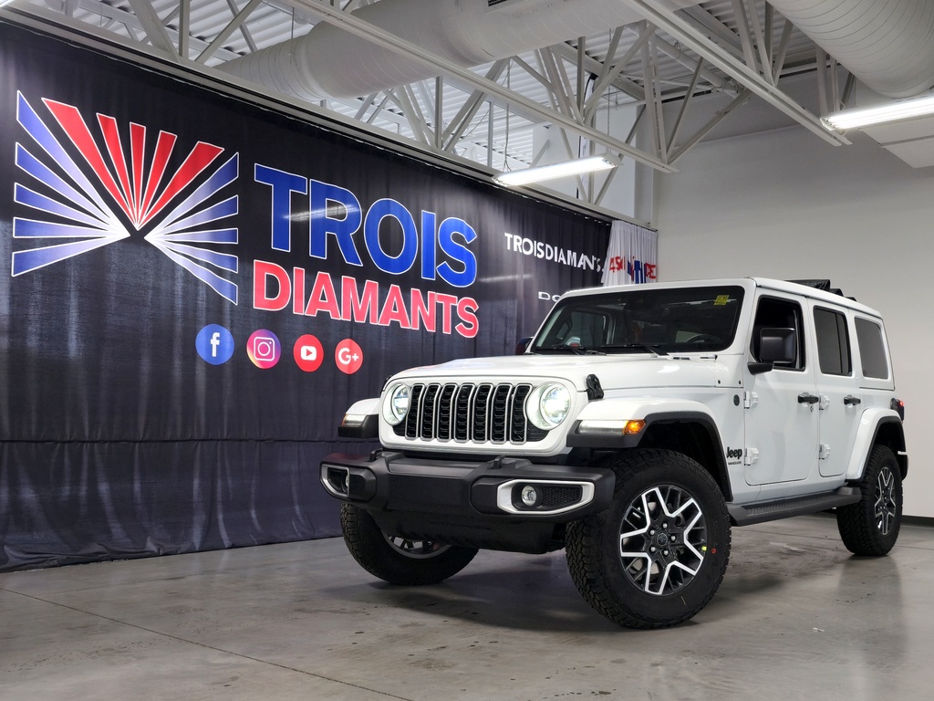 2025 Jeep Wrangler SAHARA*V6*TOIT SKY*HITCH*CUIR*DÉMO SUR ROUTE*