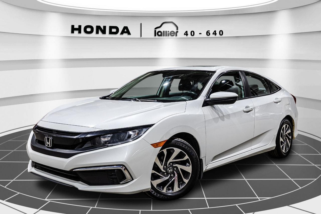 2020 Honda Civic Sedan EX JAMAIS ACCIDENTÉ + UN SEUL PROPRIO + TOIT OUVRA