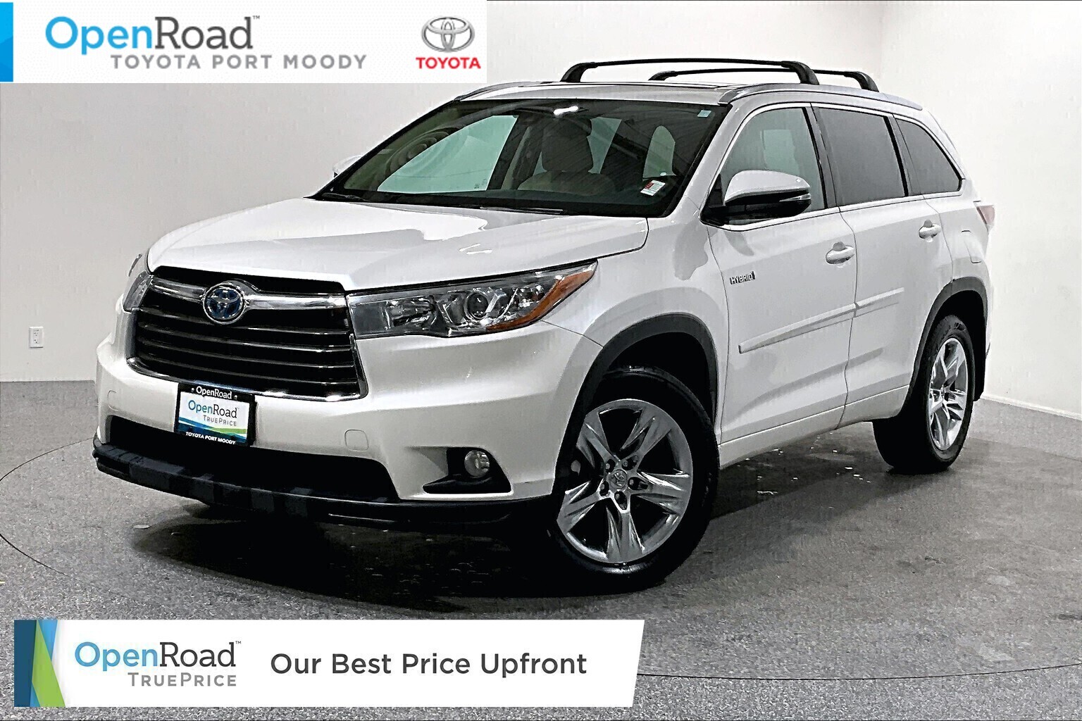 2015 Toyota Highlander Hybrid Limited CVT |OpenRoad True Price |Local |One Owner