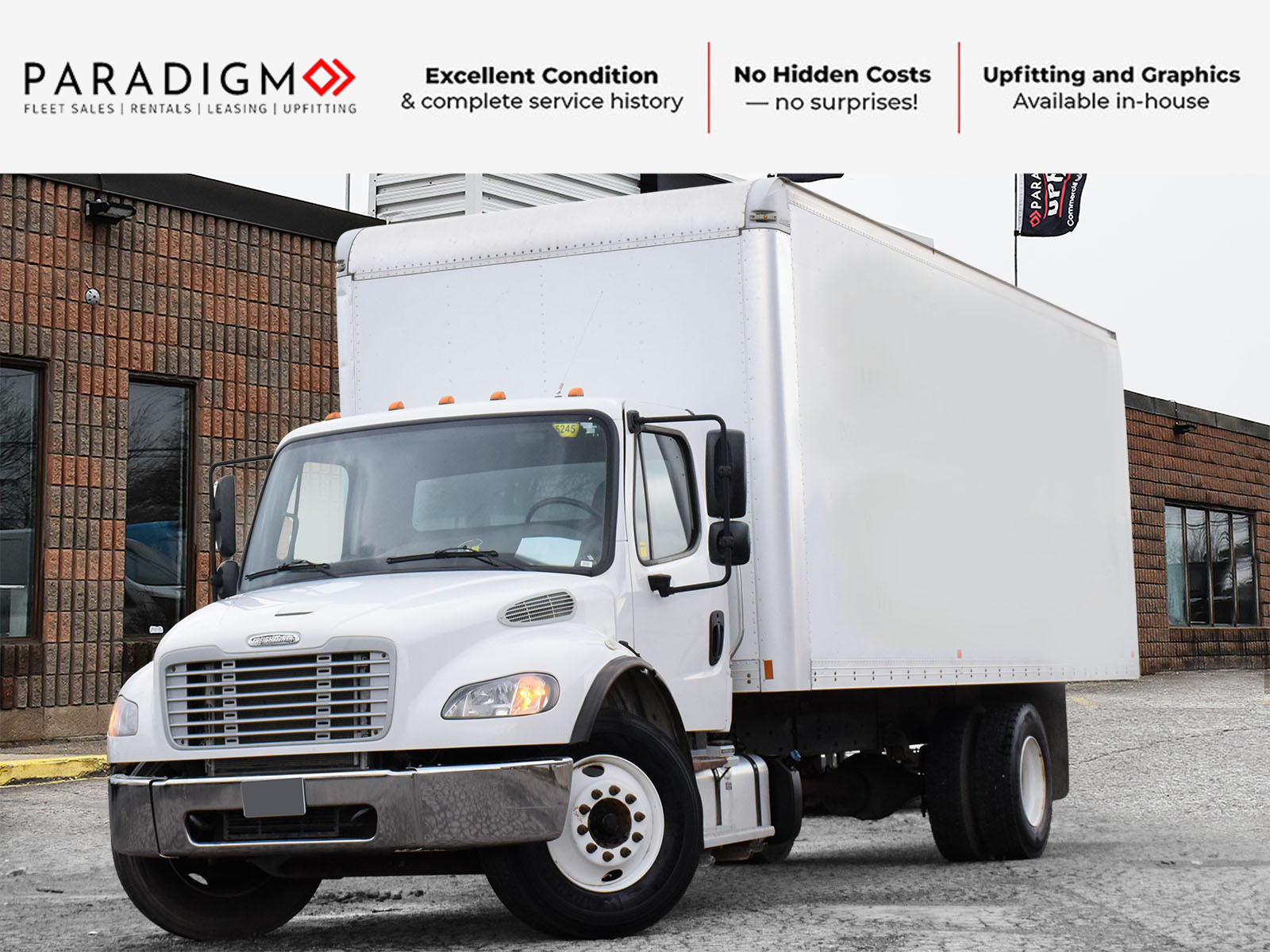 2019 Freightliner M2 24ft BOX TRUCK HYDRAULIC BREAKS