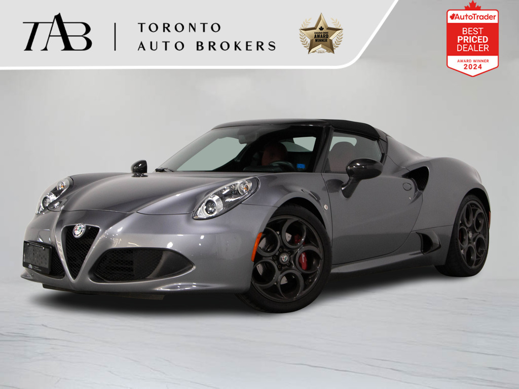 2017 Alfa Romeo 4C Spider SPYDER   CARBON FIBER   18 IN WHEELS, Toronto, Cash