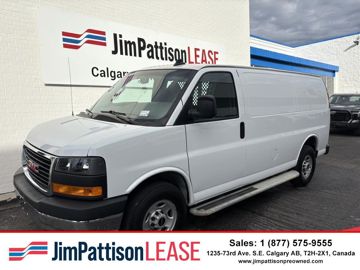 2022 GMC Savana Upfitted w/ Shelving, Ladder Rack & Partition