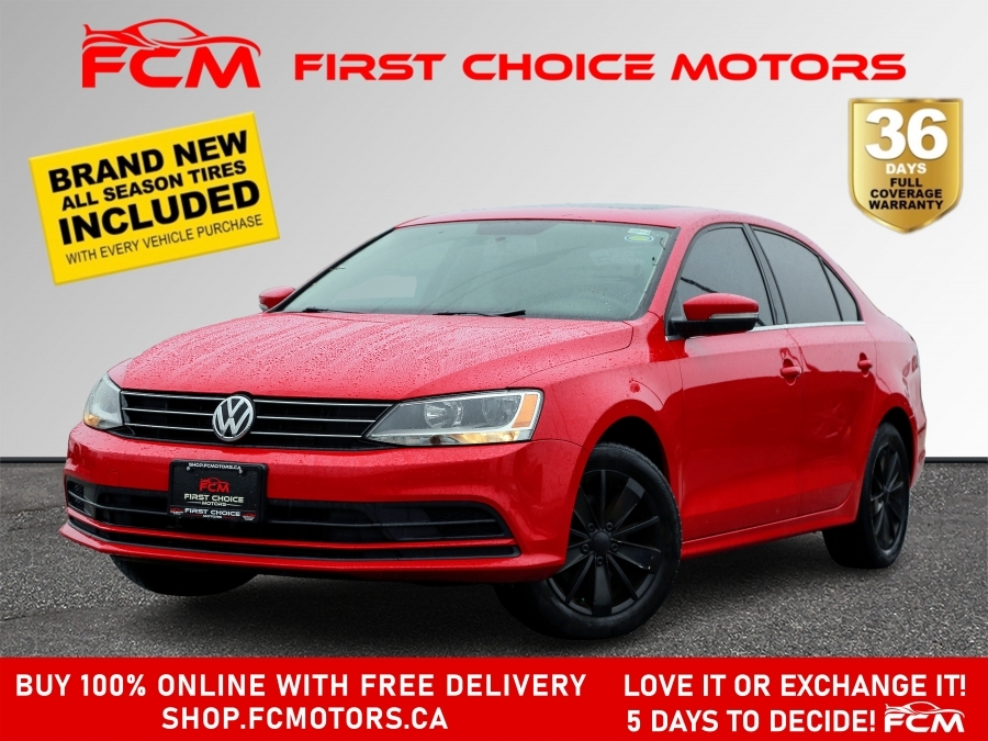 2015 Volkswagen Jetta TRENDLINE ~AUTOMATIC, FULLY CERTIFIED WITH WARRANT