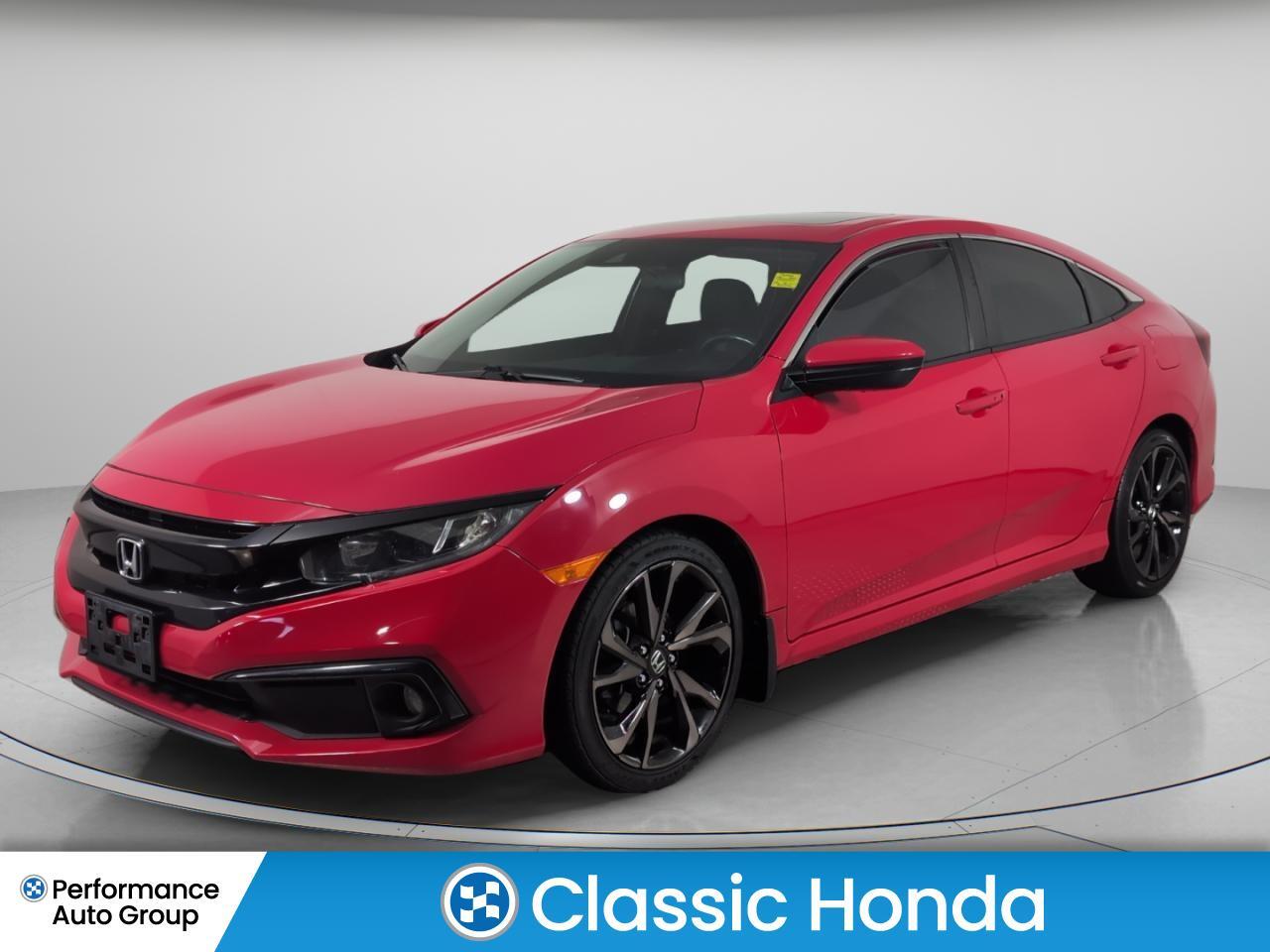 2021 Honda Civic Sedan SPORT | REMOTE START | SENSING | ONE OWNER | ROOF