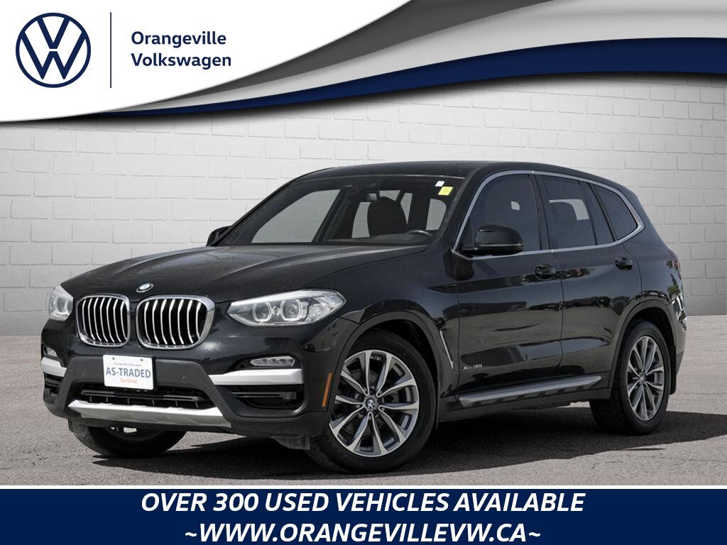 2018 BMW X3 xDrive30iCERTIFIED AS-TRADED, LEATHERETTE, NAV, BA