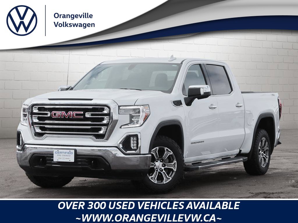 2021 GMC Sierra 1500 SLTSLT, CREW, X31, 4X4, HEATED LEATHER, 1-OWNER!