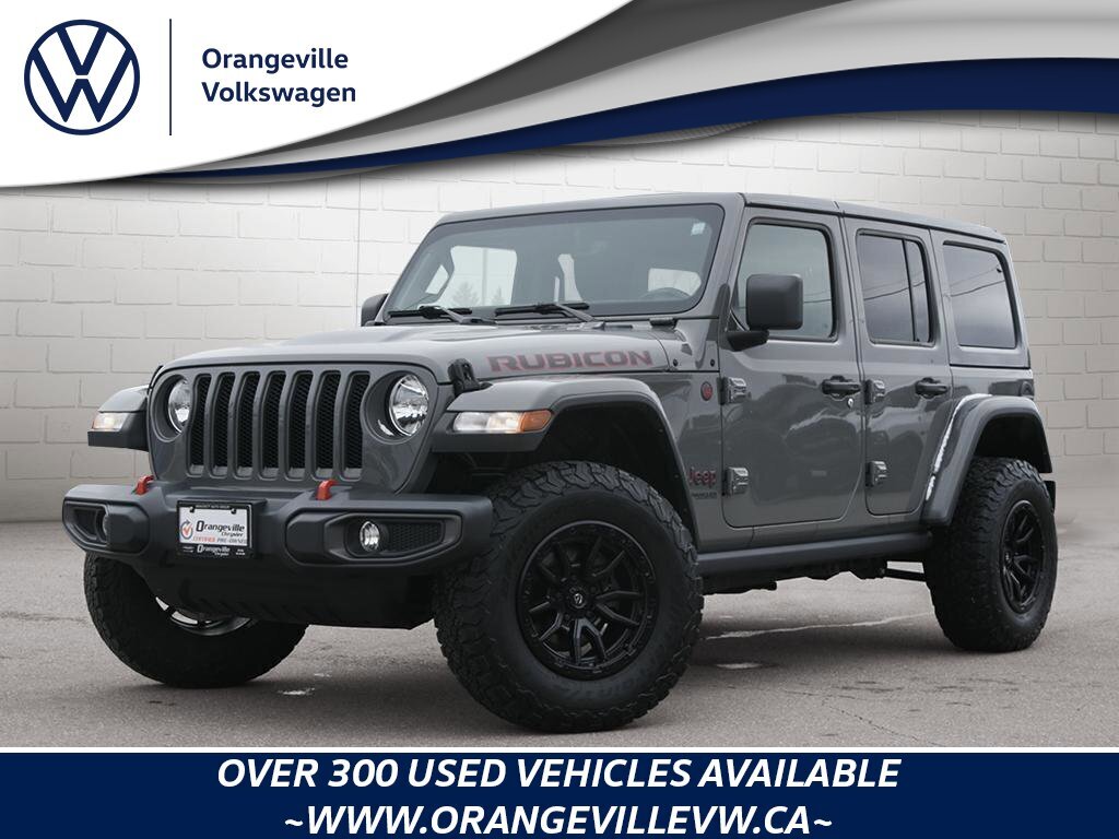 2021 Jeep Wrangler Unlimited RubiconRUBICON, 2.0T, NAV, HTD LEATHER, 