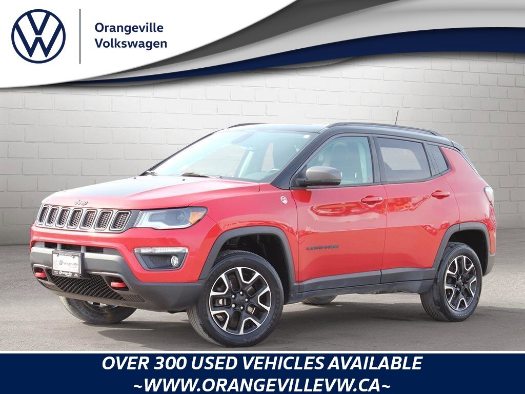 2020 Jeep Compass TrailhawkTRAILHAWK, 4X4, SUNROOF, HEATED SEATS, 1-