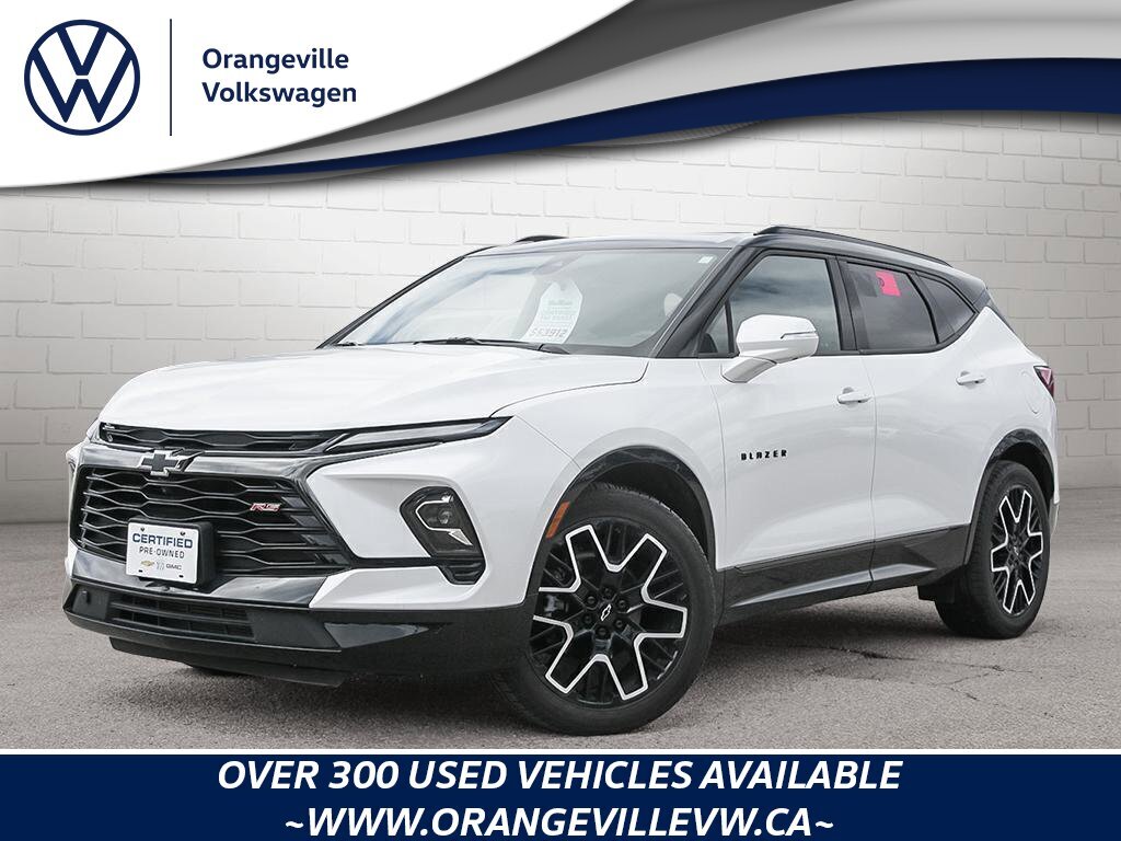 2024 Chevrolet Blazer RSRS AWD, V6, NAV, ROOF, HTD/COOL, GM COMPANY CAR!